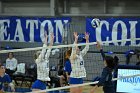 VB vs MHC  Wheaton Women's Volleyball vs Mount Holyoke College. - Photo by Keith Nordstrom : Wheaton, Volleyball, VB